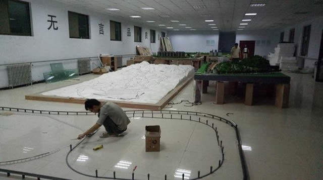 多軌道智能交通沙盤